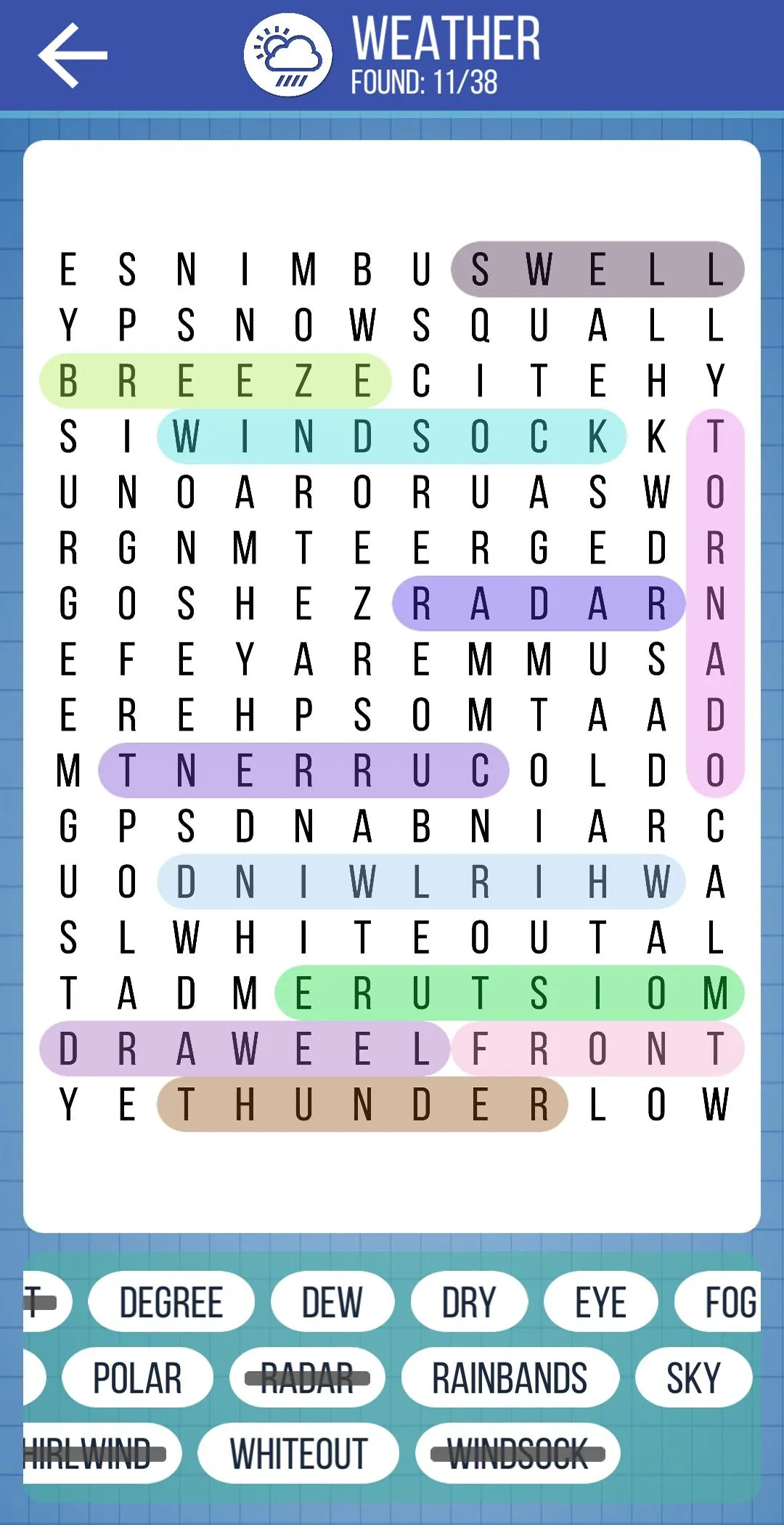 Word Search - 500 Levels | Indus Appstore | Screenshot