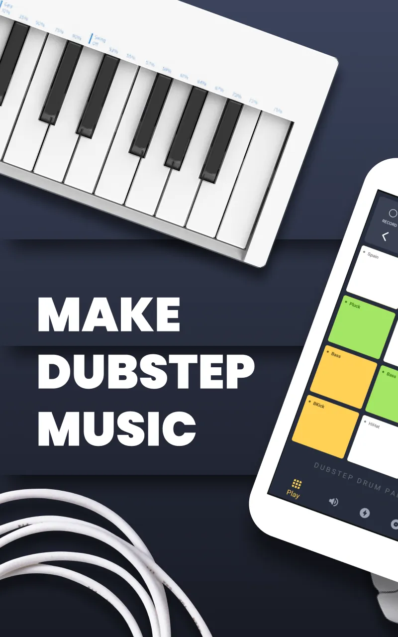 Dubstep Drum Pads 24 Beatmaker | Indus Appstore | Screenshot