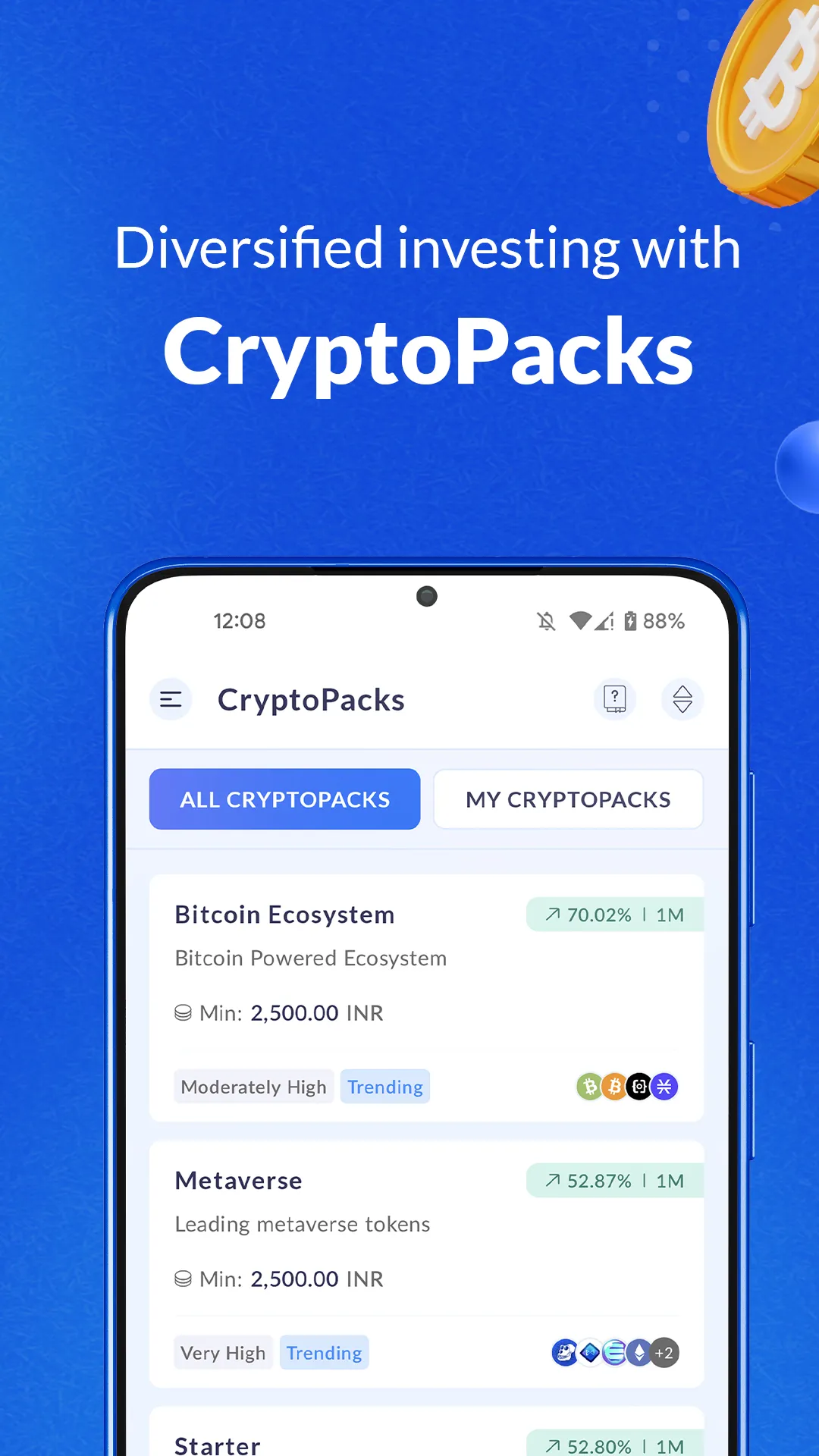 ZebPay: Buy Bitcoin & Crypto | Indus Appstore | Screenshot