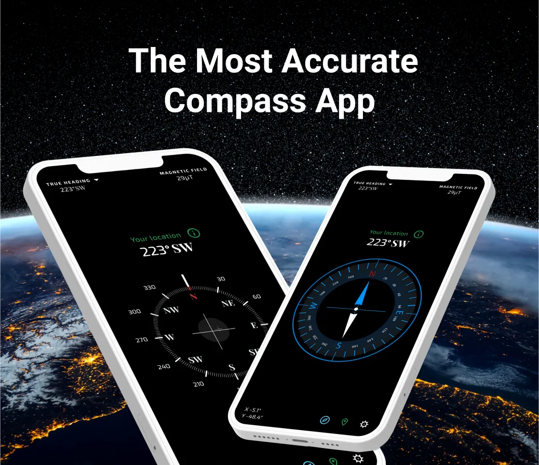 Compass: Direction Compass | Indus Appstore | Screenshot