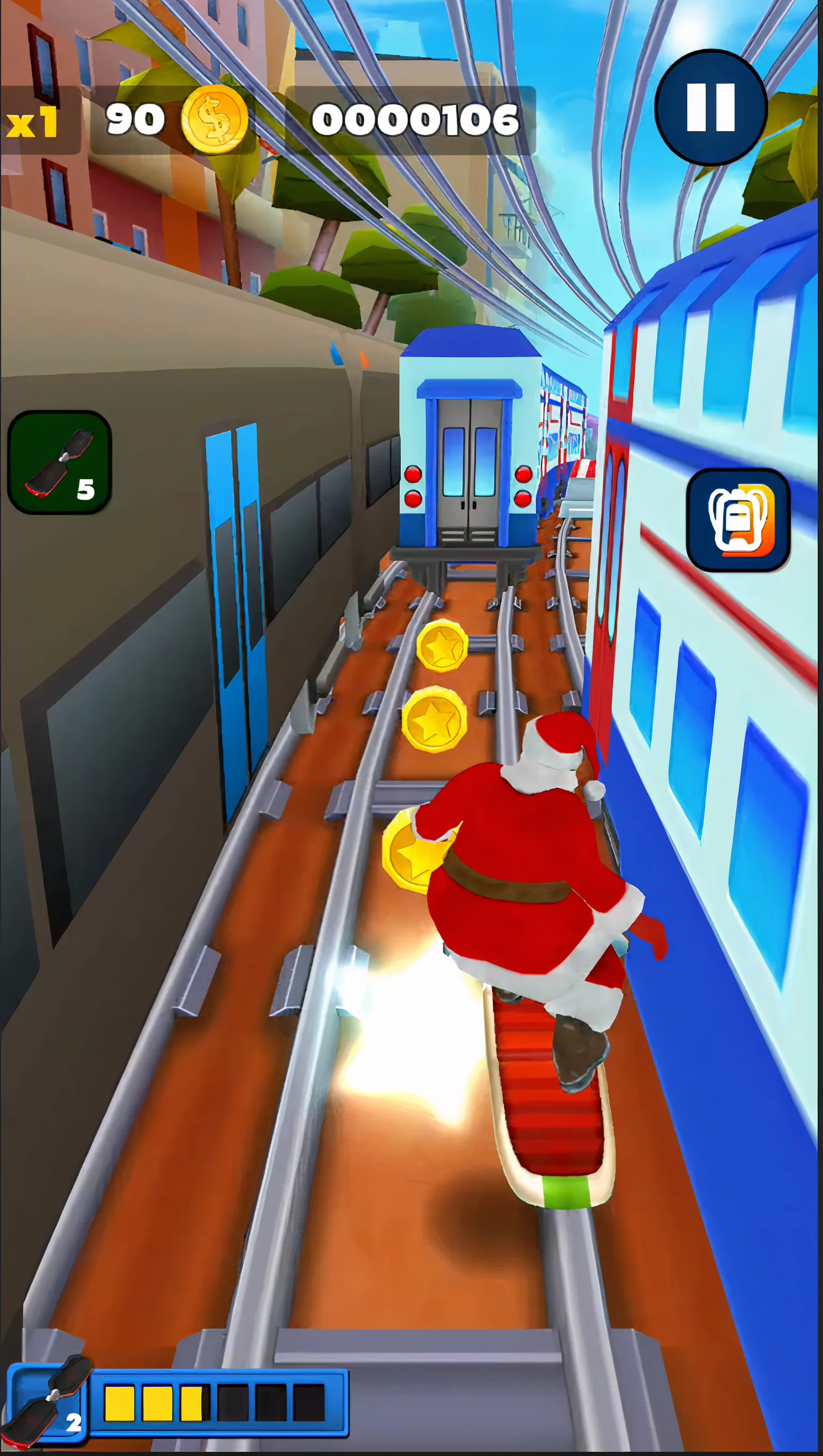 Subway Santa Claus Runner Xmas | Indus Appstore | Screenshot