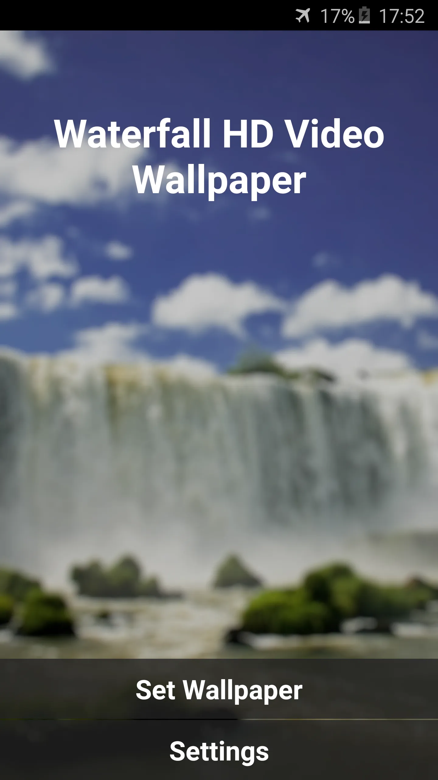 Waterfall HD Video Wallpaper | Indus Appstore | Screenshot