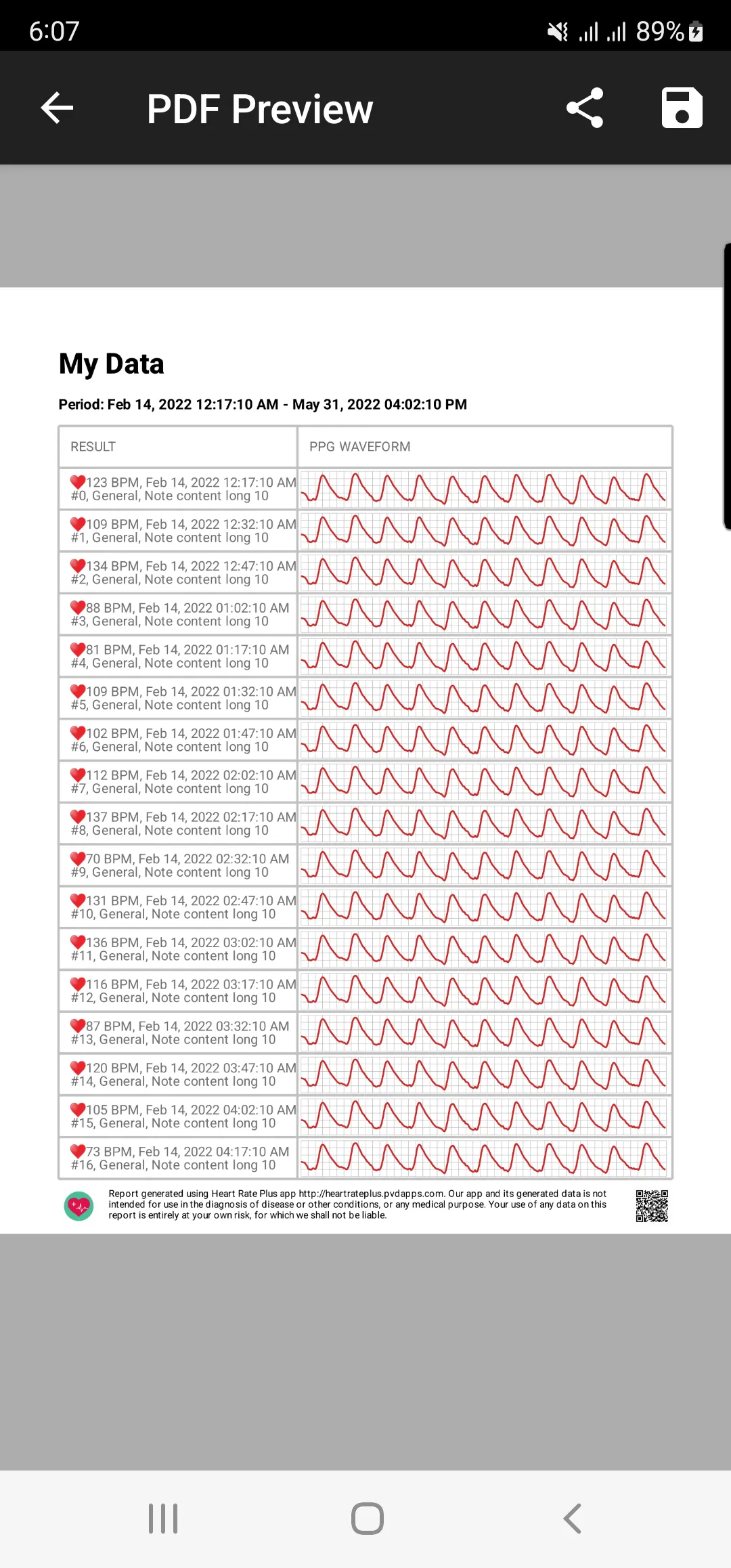 Heart Rate Plus: Pulse Monitor | Indus Appstore | Screenshot