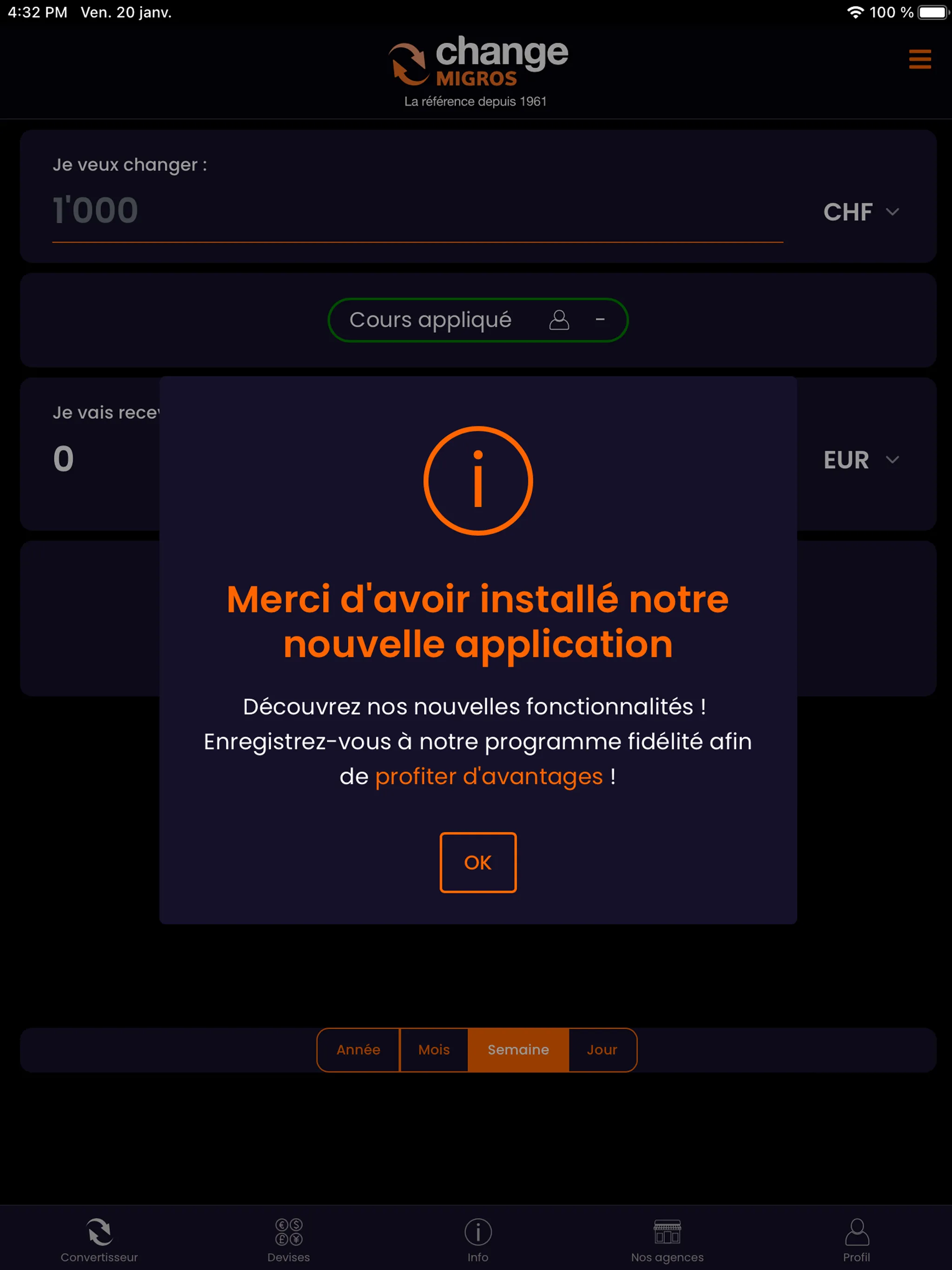 Change Migros | Indus Appstore | Screenshot