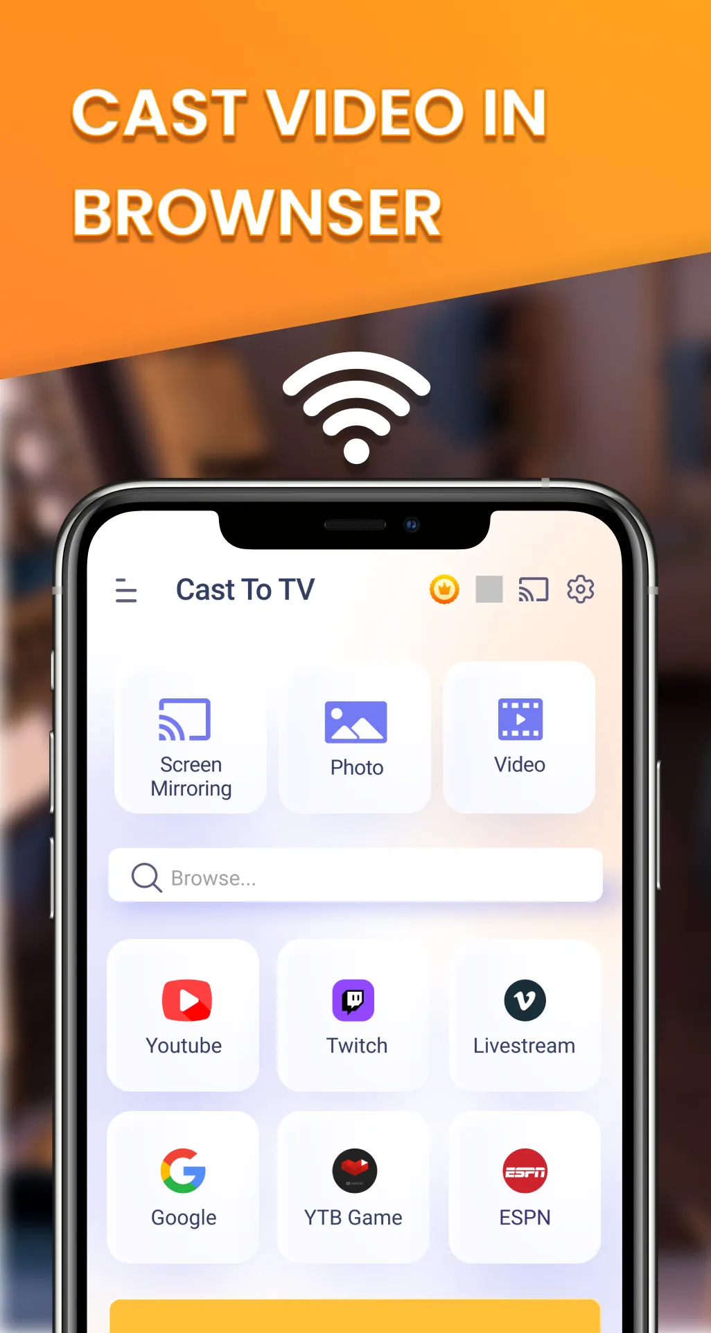 Cast to TV - Web Video Cast | Indus Appstore | Screenshot
