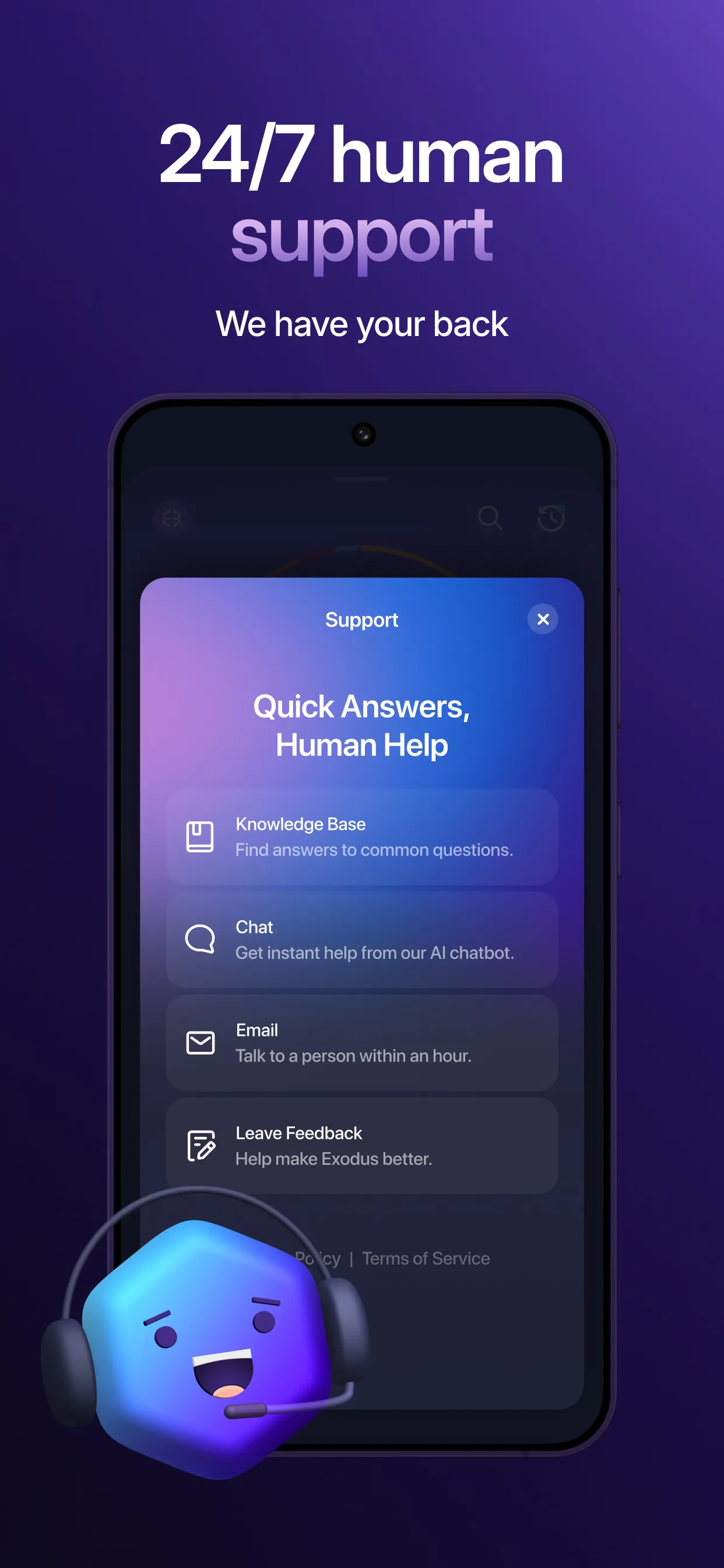 Exodus: Crypto Bitcoin Wallet | Indus Appstore | Screenshot