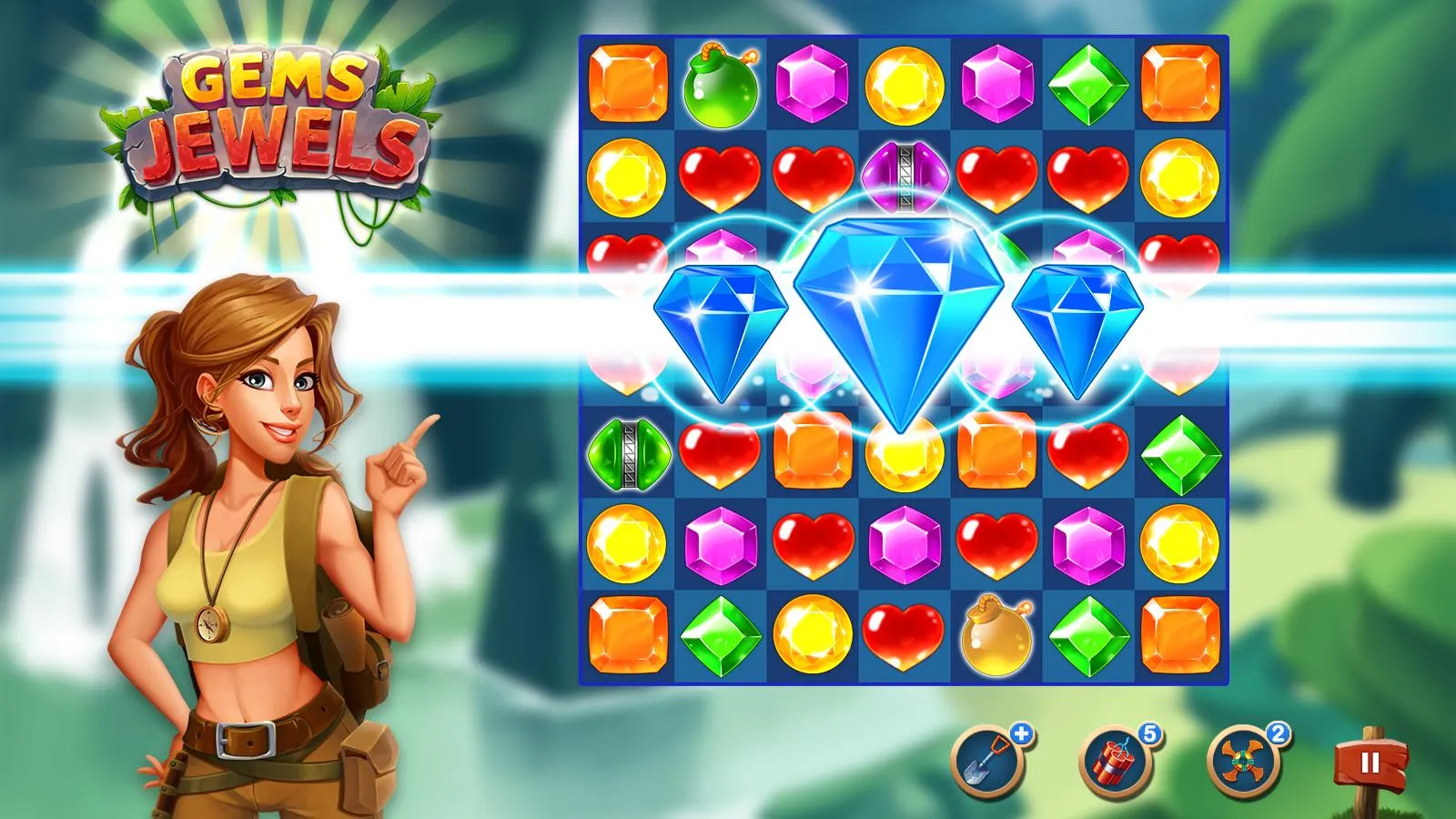 Jewel & Gem Blast | Indus Appstore | Screenshot