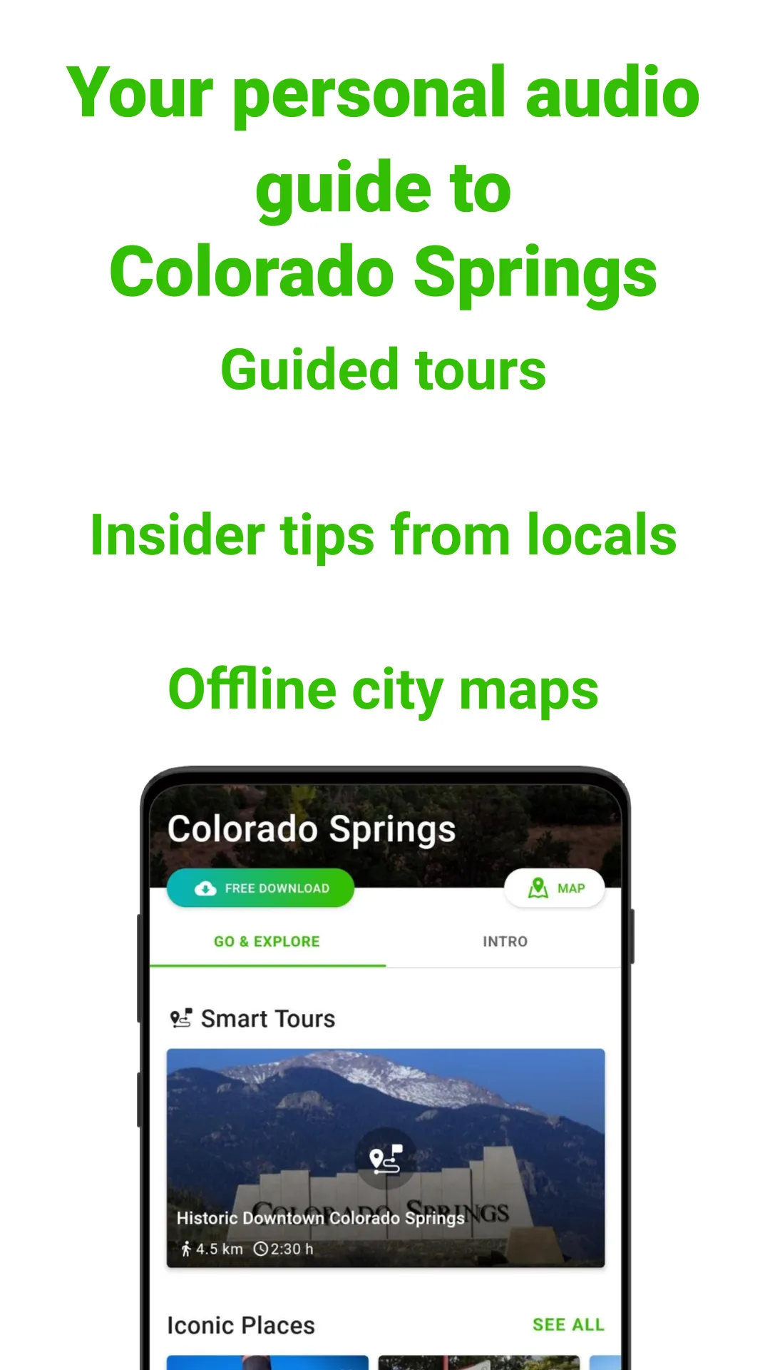 Colorado Springs SmartGuide | Indus Appstore | Screenshot