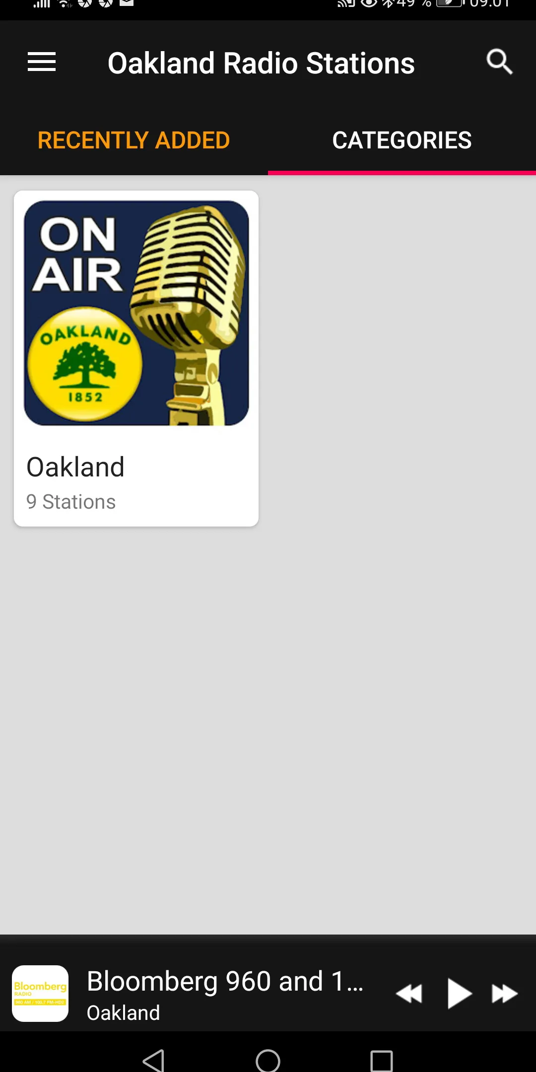 Oakland Radio Stations - USA | Indus Appstore | Screenshot