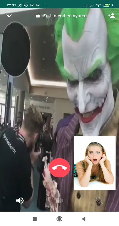 Joker Prank Fake Video Cal | Indus Appstore | Screenshot