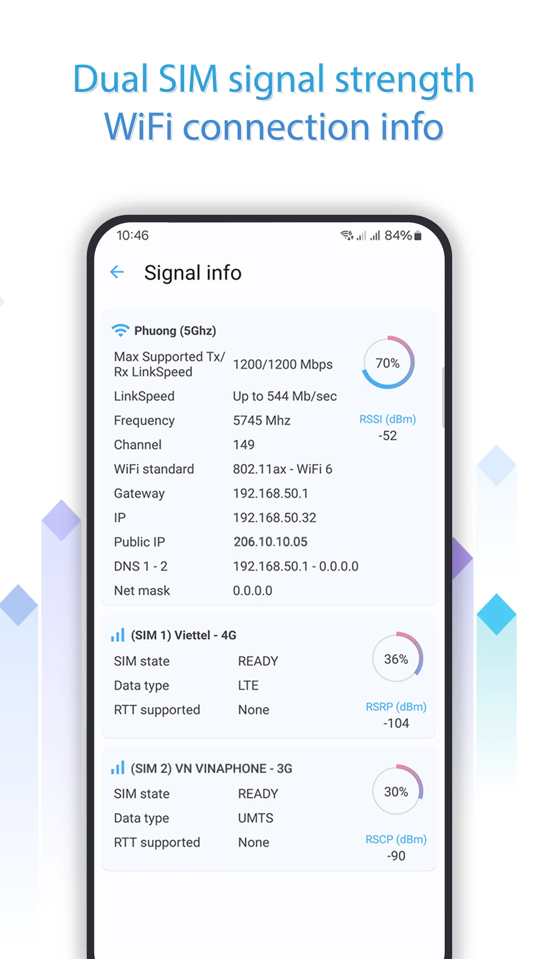 Net Signal: WiFi & 5G Meter | Indus Appstore | Screenshot