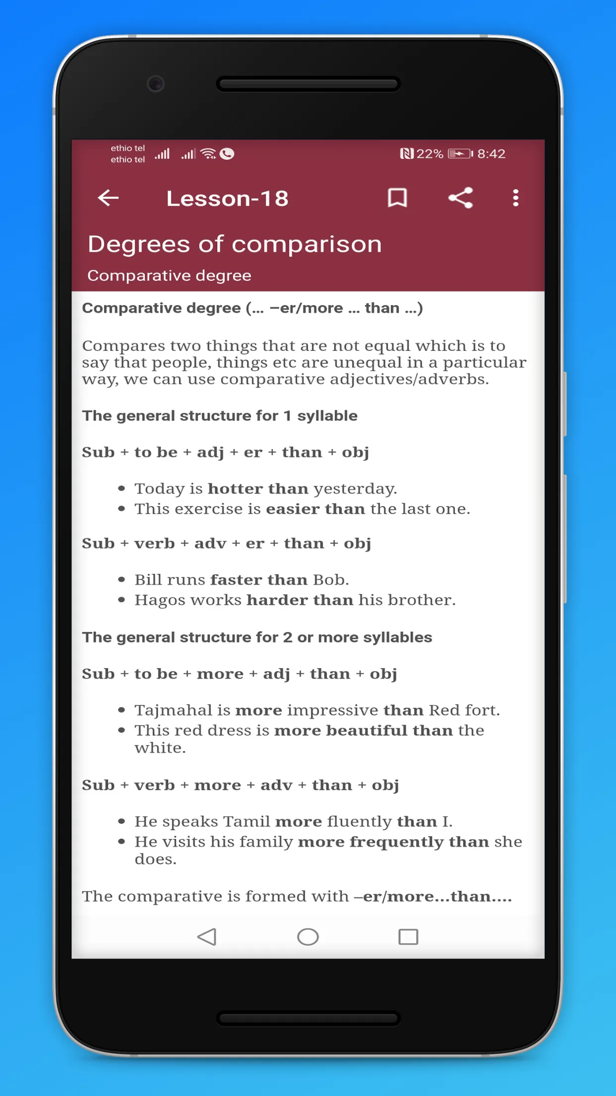 English Grammar | Indus Appstore | Screenshot