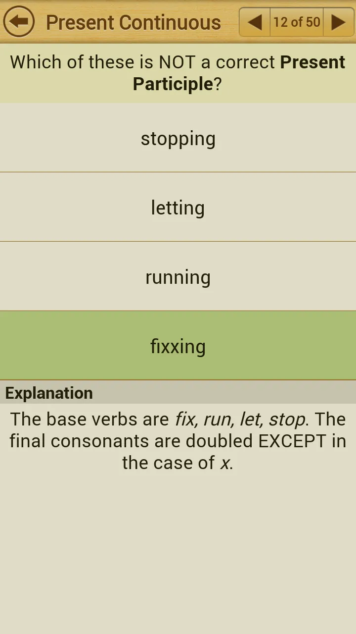 Grammar Express : Tenses Lite | Indus Appstore | Screenshot