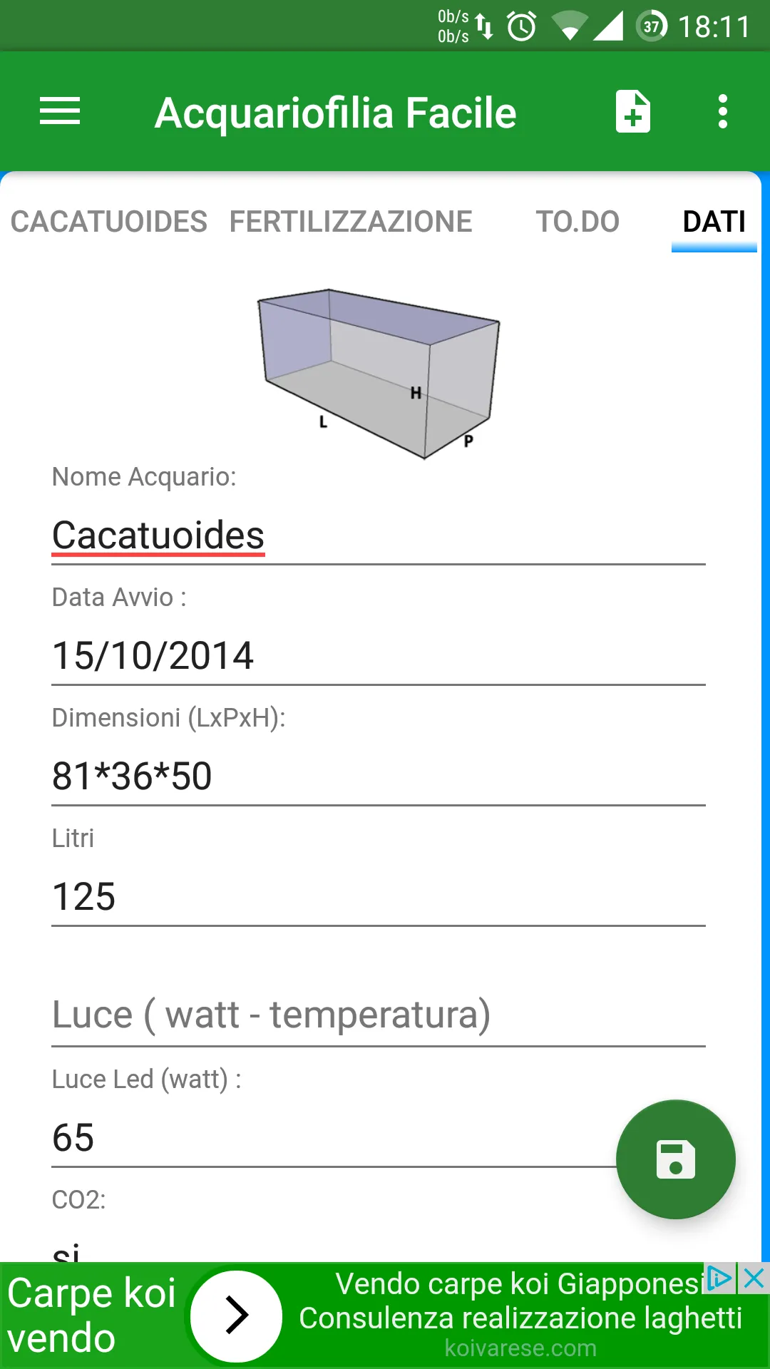 Acquariofilia Facile | Indus Appstore | Screenshot