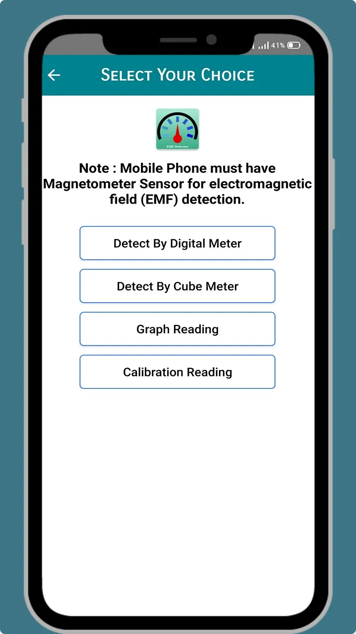 EMF Detector Electromagnetic F | Indus Appstore | Screenshot