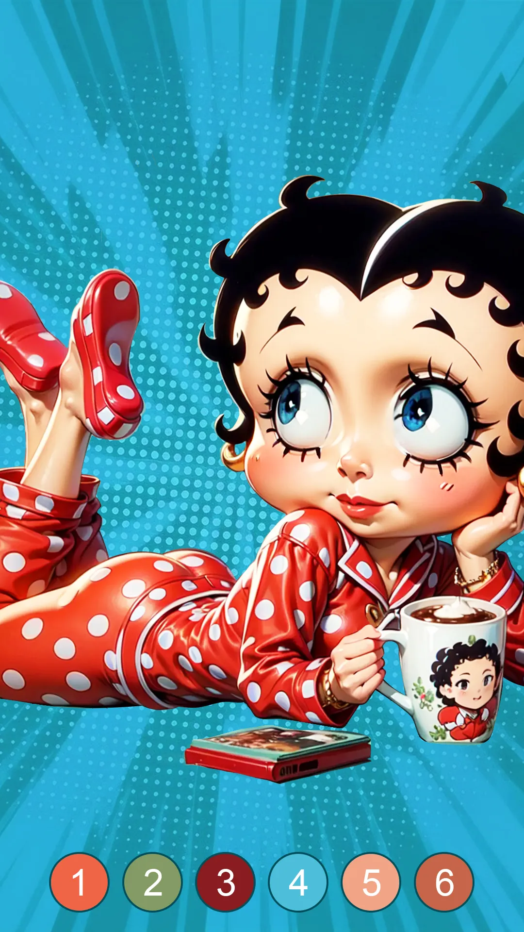 Betty Boop Vintage Coloring | Indus Appstore | Screenshot