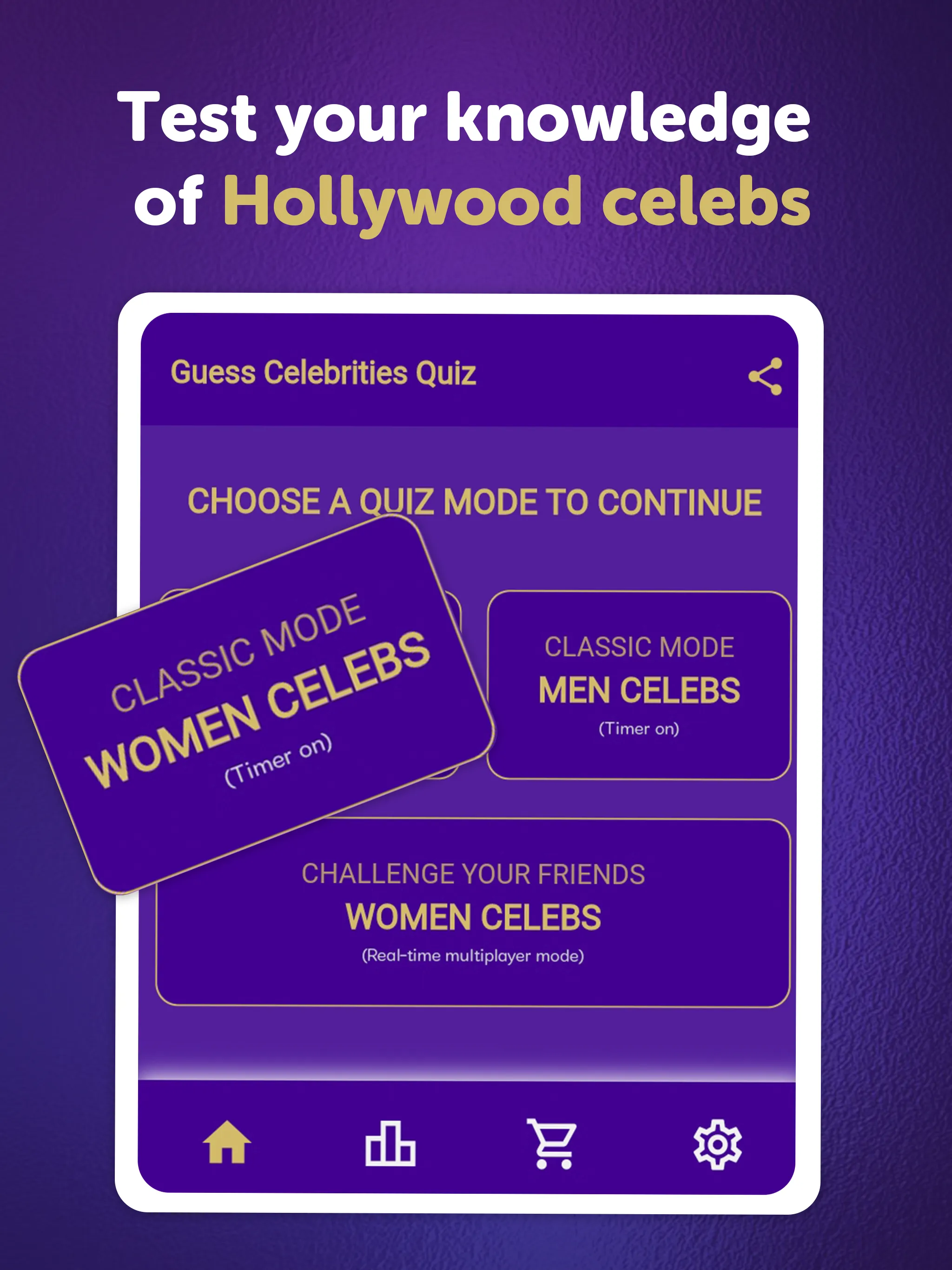 Guess Celebrities Quiz Trivia | Indus Appstore | Screenshot