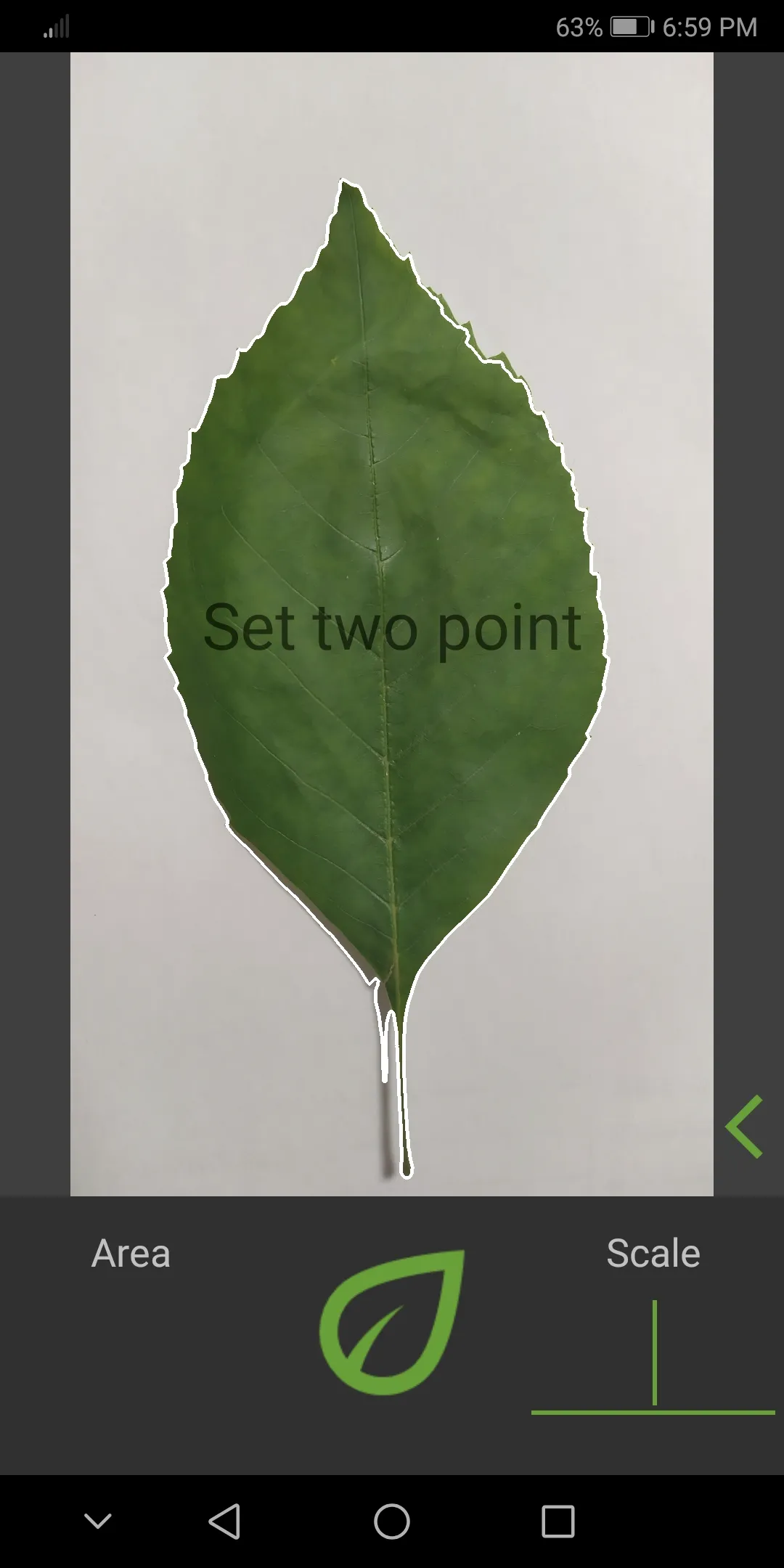 LeafArea | Indus Appstore | Screenshot