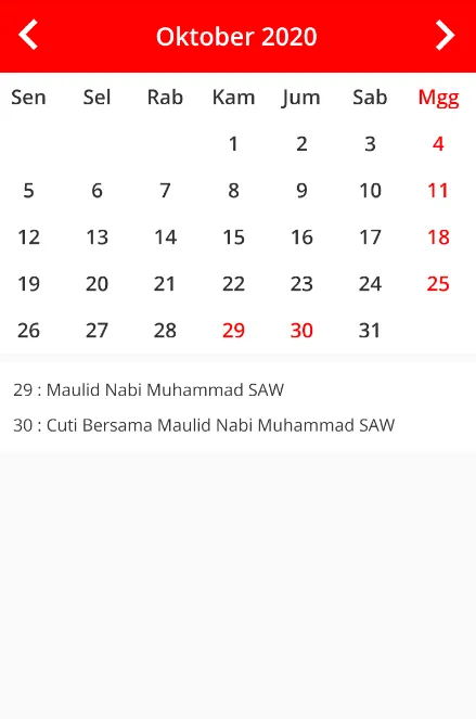 Kalender Indonesia | Indus Appstore | Screenshot