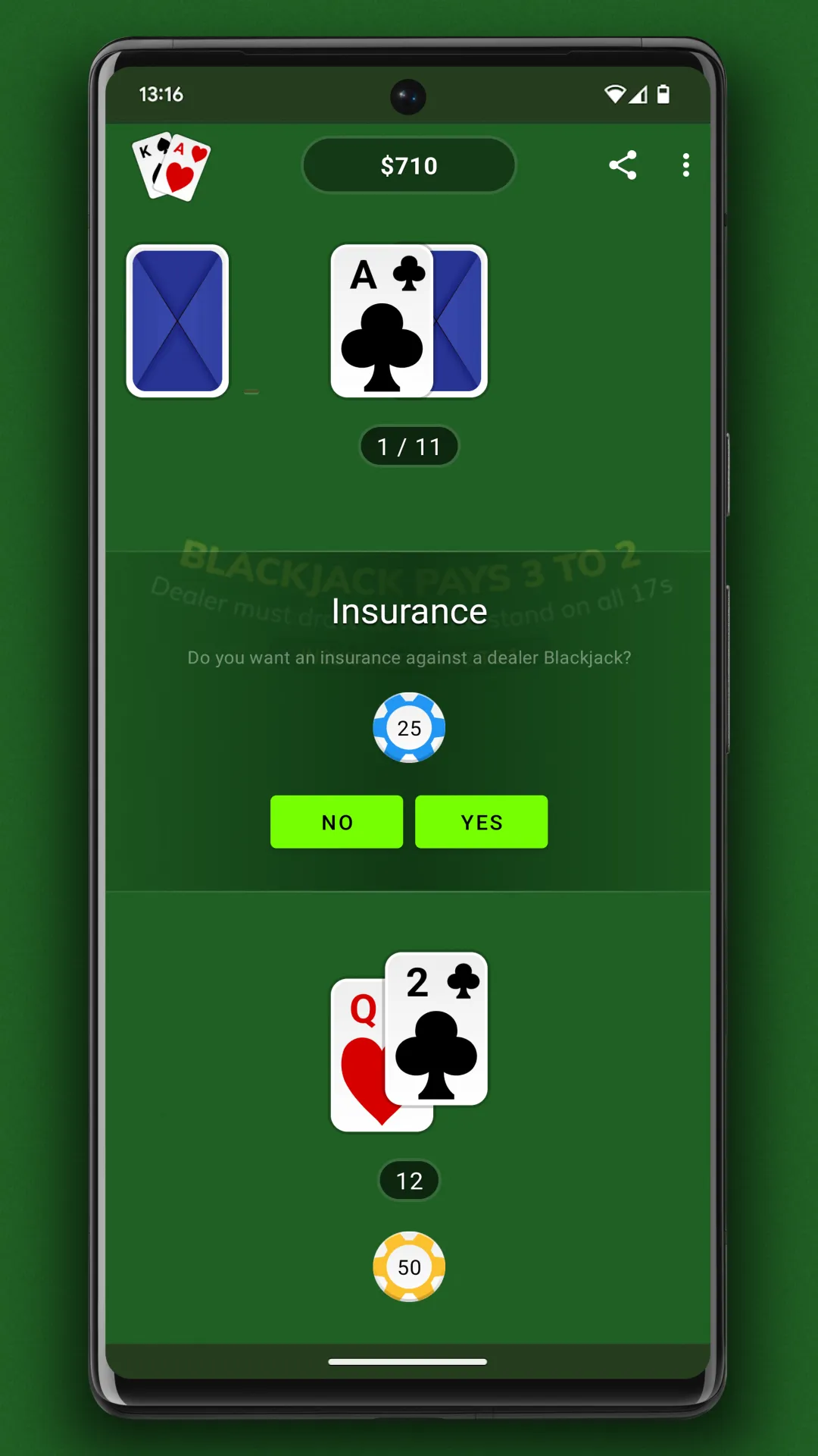 Blackjack | Indus Appstore | Screenshot