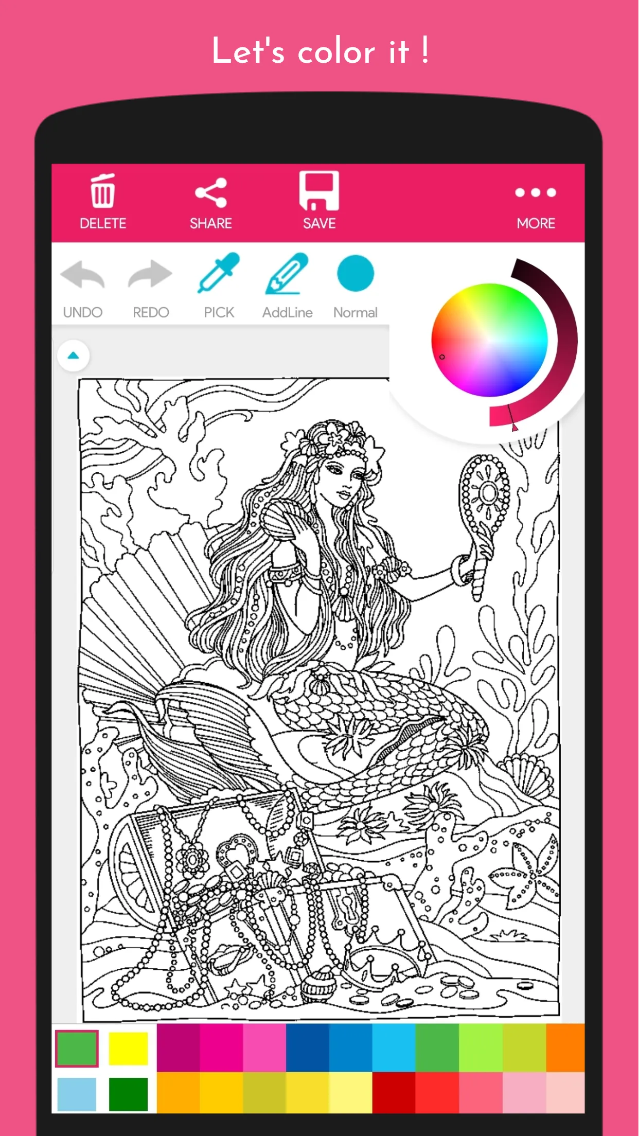 Angel and Fairy Coloring Book | Indus Appstore | Screenshot