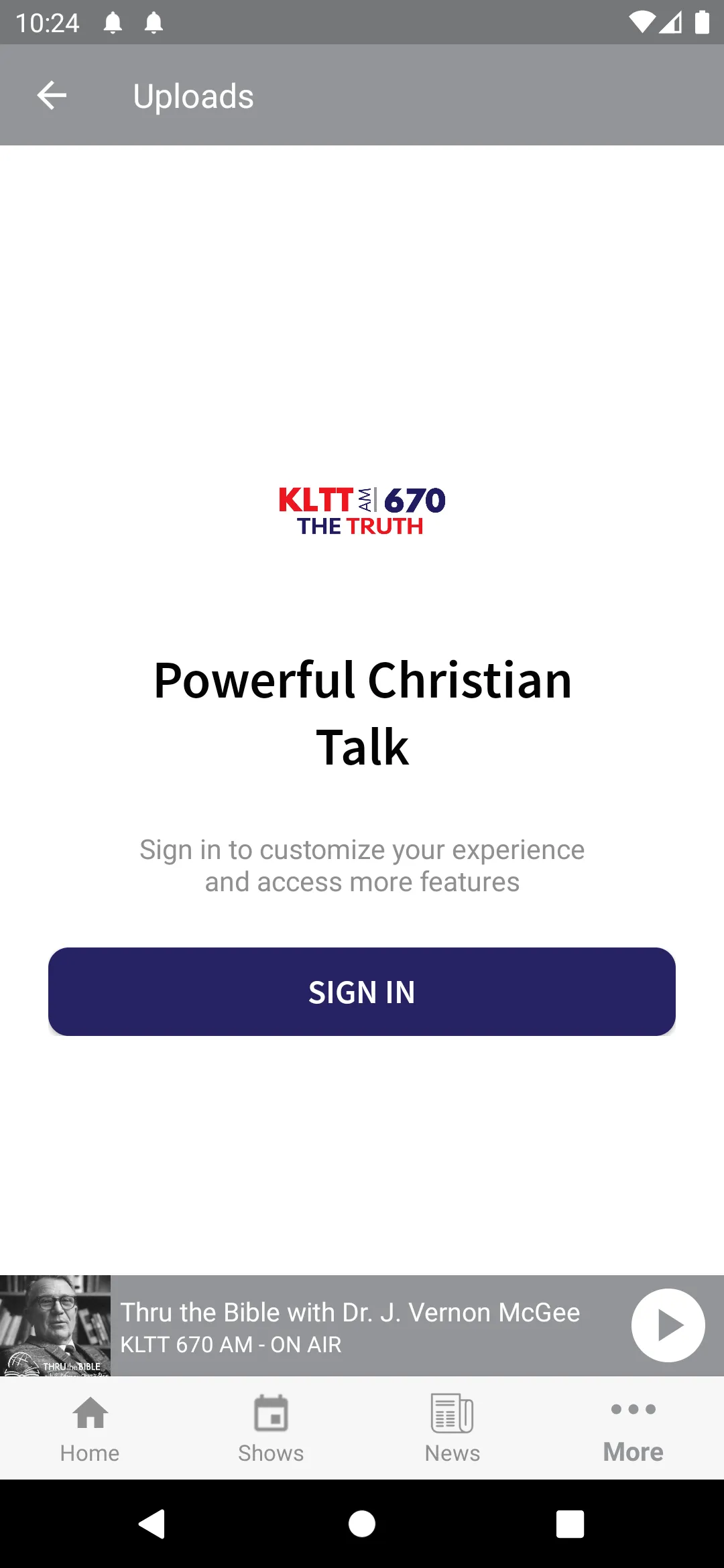 KLTT Radio | Indus Appstore | Screenshot