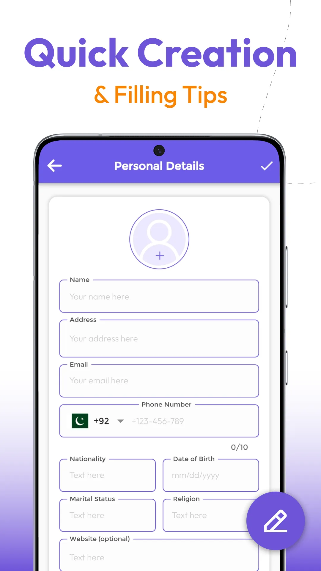 CV Maker & Resume PDF Convert | Indus Appstore | Screenshot
