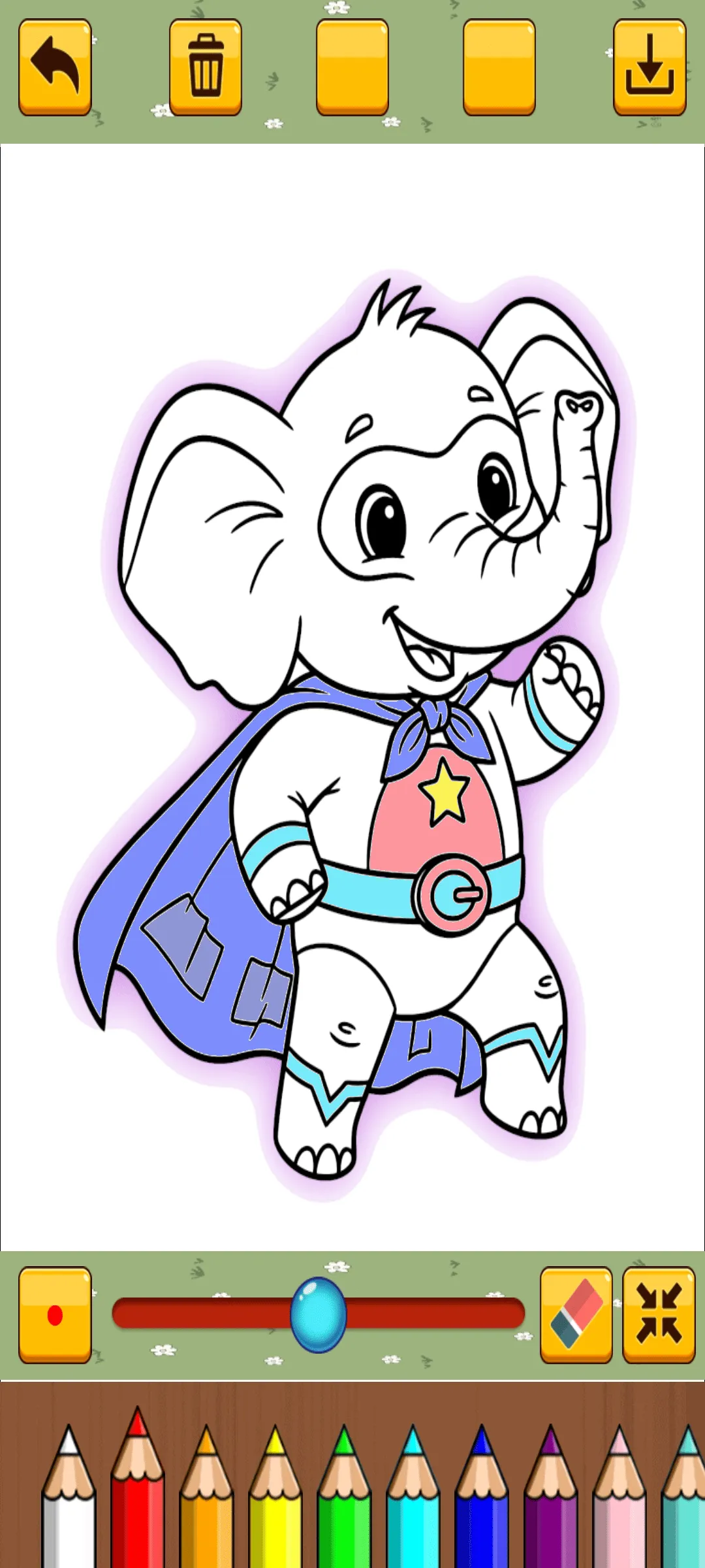 Elephant Coloring | Indus Appstore | Screenshot