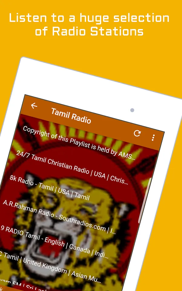 Tamil Songs Radio Stations | Indus Appstore | Screenshot