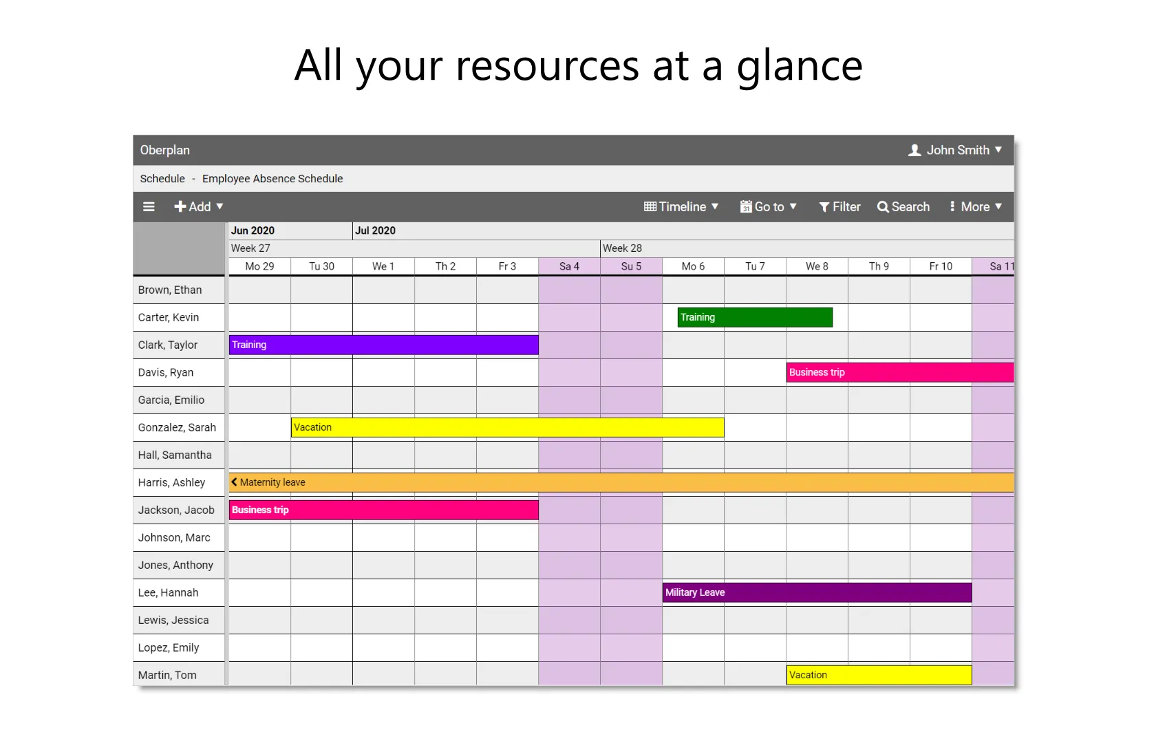 Oberplan - Resource Planner | Indus Appstore | Screenshot