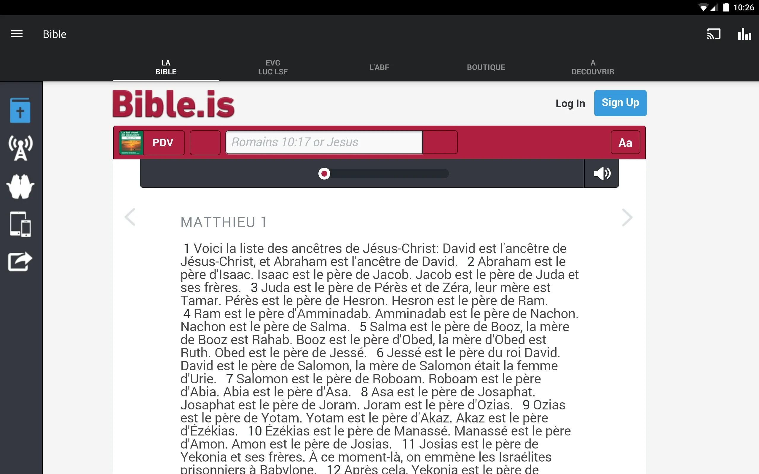 Bible Française Société | Indus Appstore | Screenshot