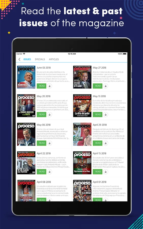 Revista Proceso | Indus Appstore | Screenshot