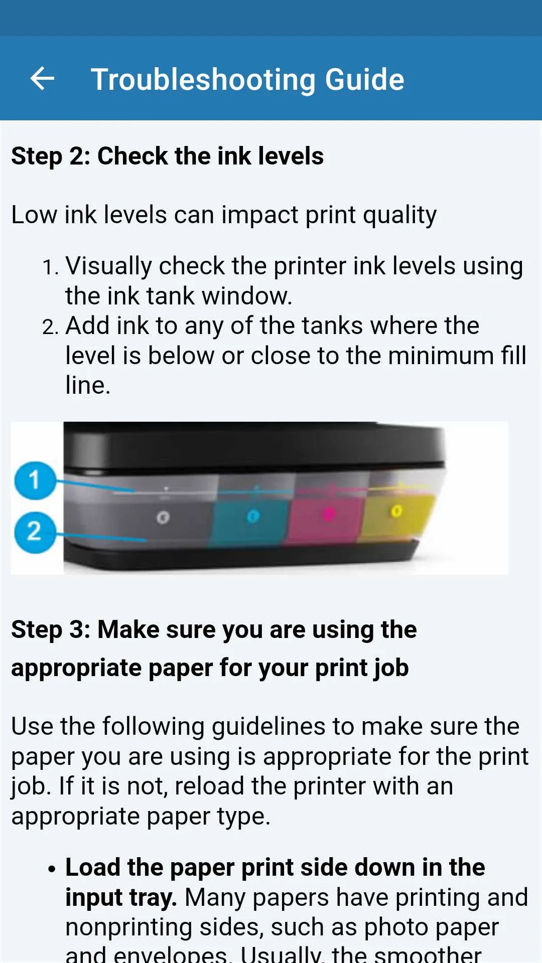 Hp ink tank 315 printer guide | Indus Appstore | Screenshot