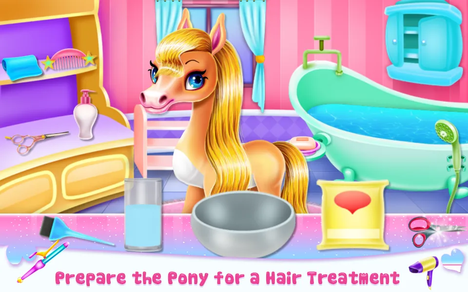 Rainbow Pony Beauty Salon | Indus Appstore | Screenshot