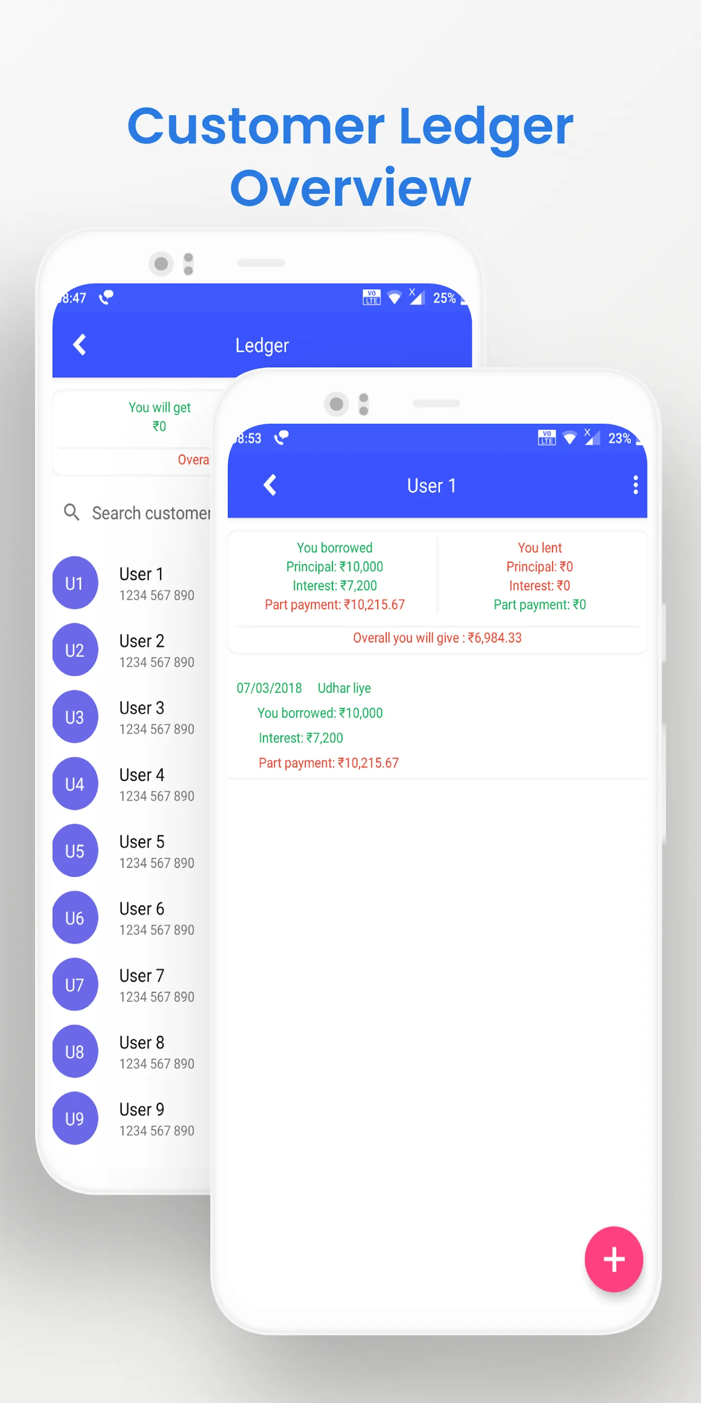 ByajApp: Ledger & Calculator | Indus Appstore | Screenshot