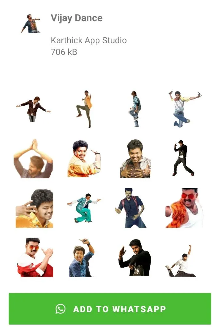 Thalapathy Vijay Stickers | Indus Appstore | Screenshot