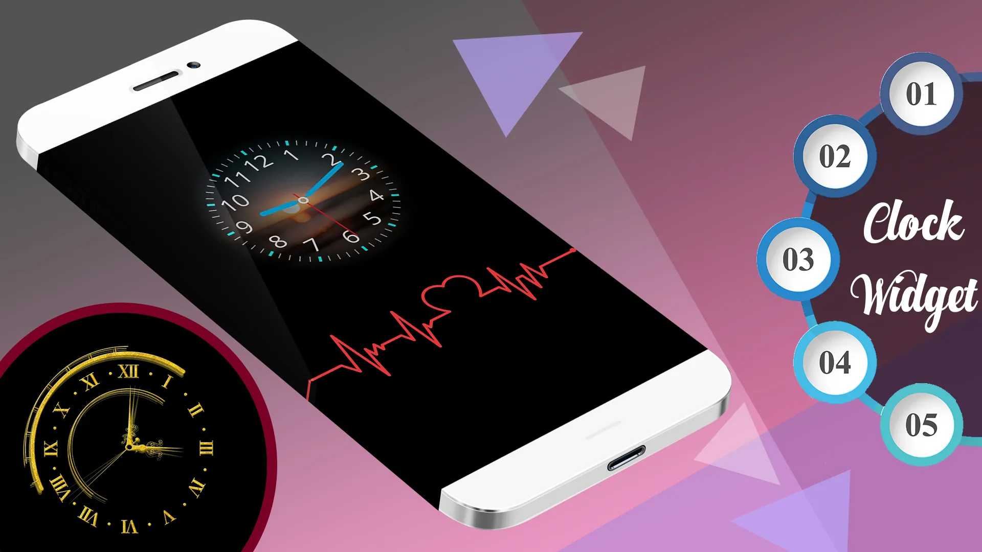 Analog Clock Widget - Home Scr | Indus Appstore | Screenshot