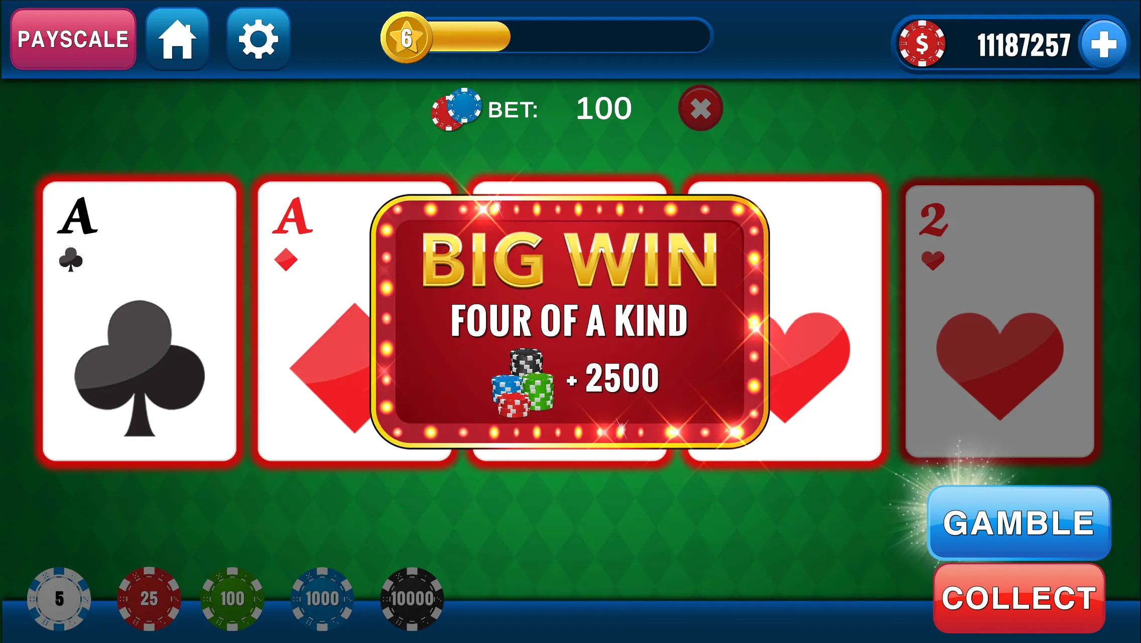 Casino Video Poker-Deuces Wild | Indus Appstore | Screenshot