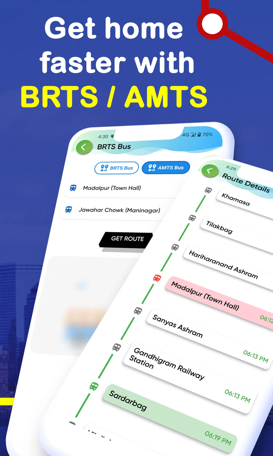 Ahmedabad Metro & BRTS Bus App | Indus Appstore | Screenshot