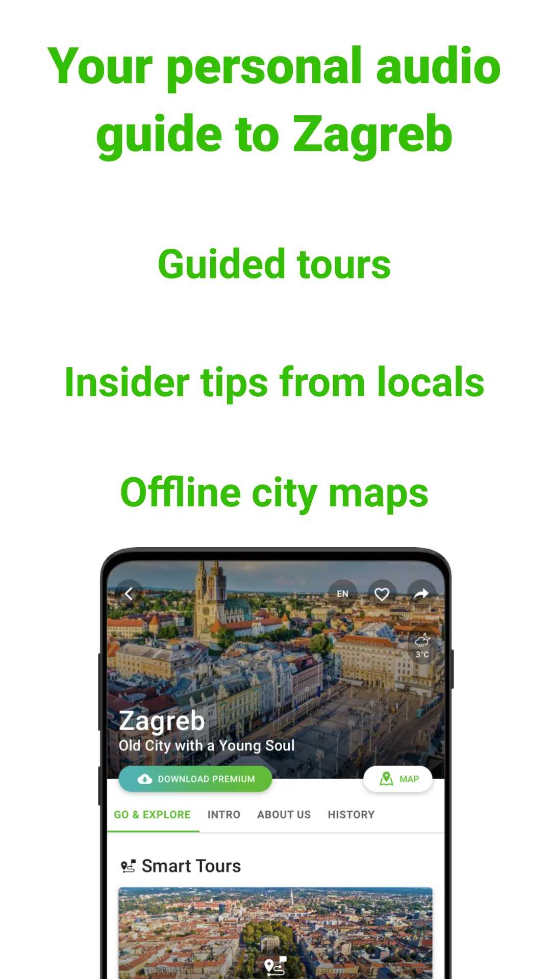 Zagreb Tour Guide:SmartGuide | Indus Appstore | Screenshot