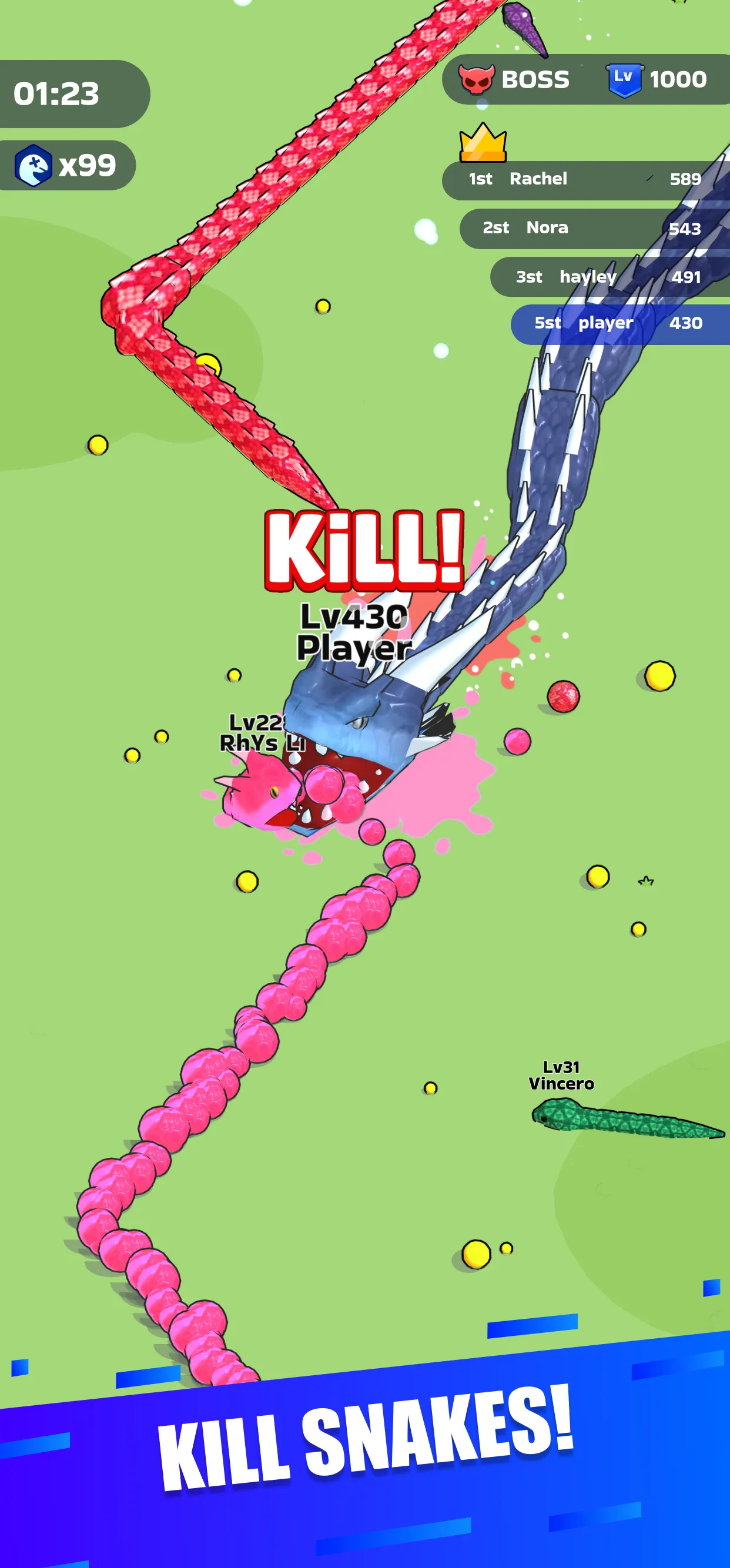 Snake Clash! | Indus Appstore | Screenshot