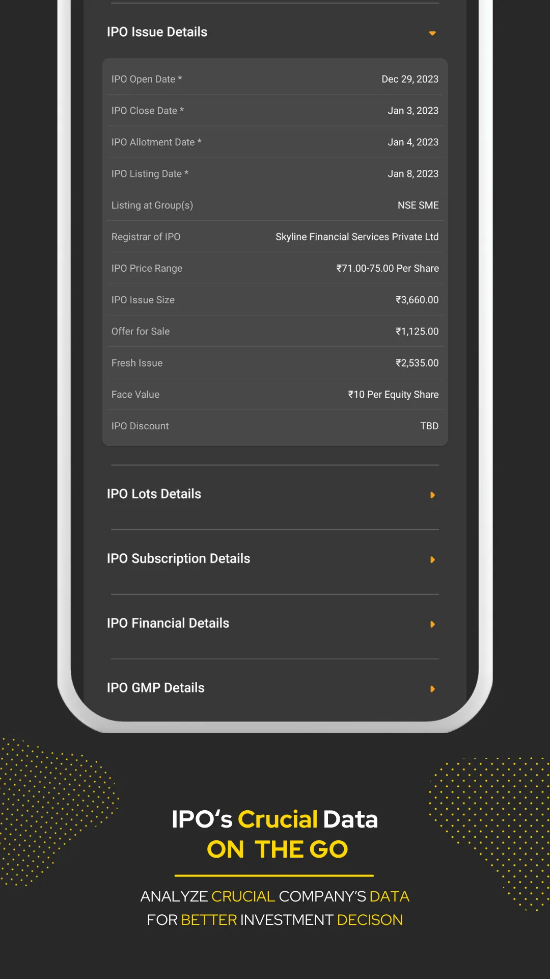 IPO Check Kar - GMP Sub & News | Indus Appstore | Screenshot