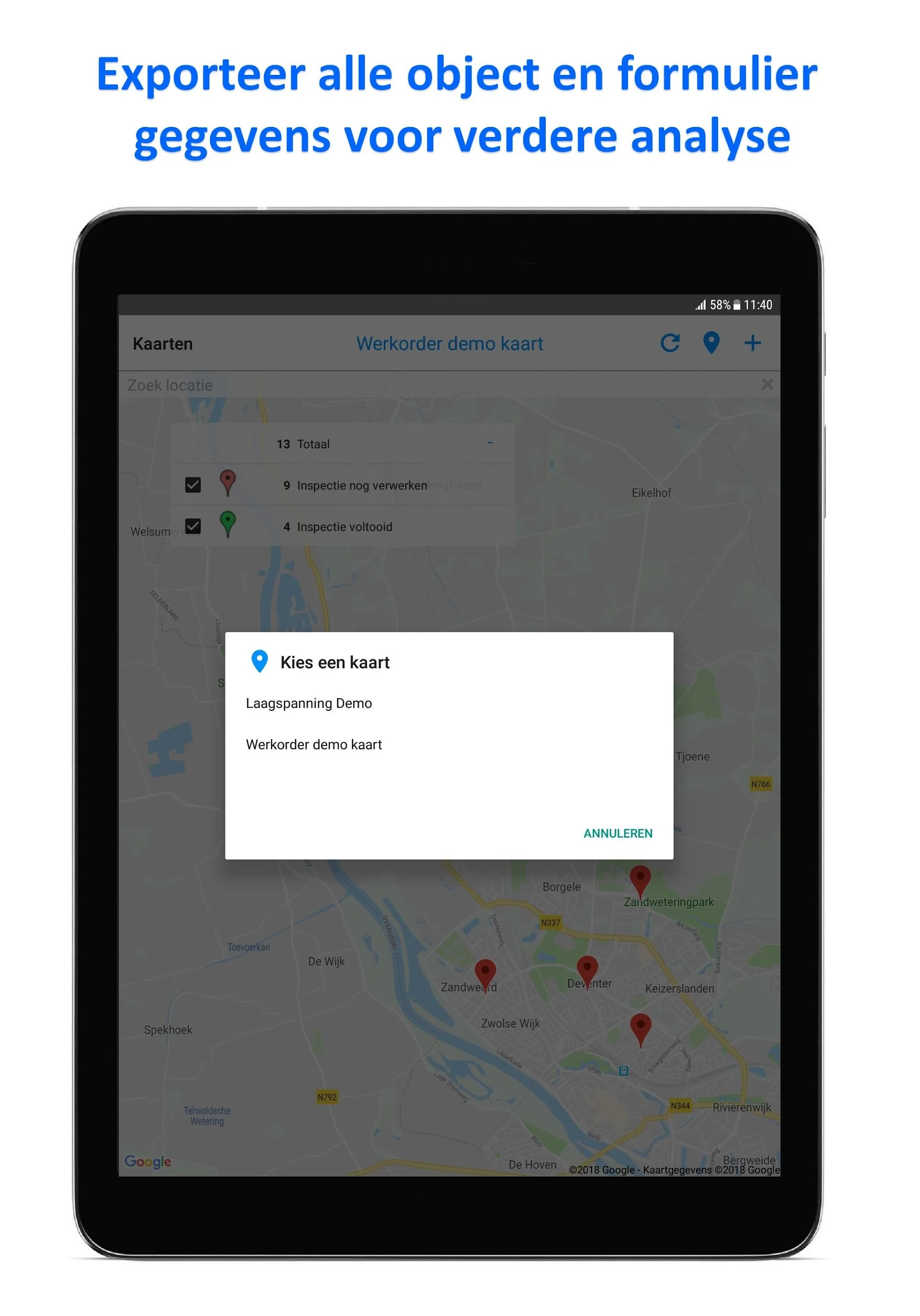 TabletForms Maps | Indus Appstore | Screenshot