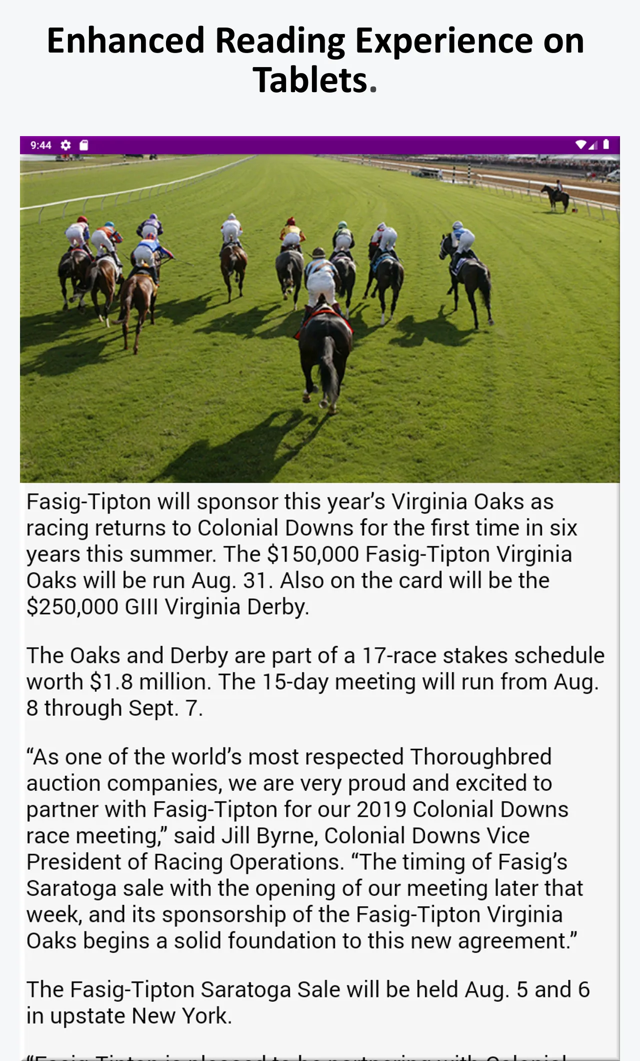 Horse Racing News | Indus Appstore | Screenshot