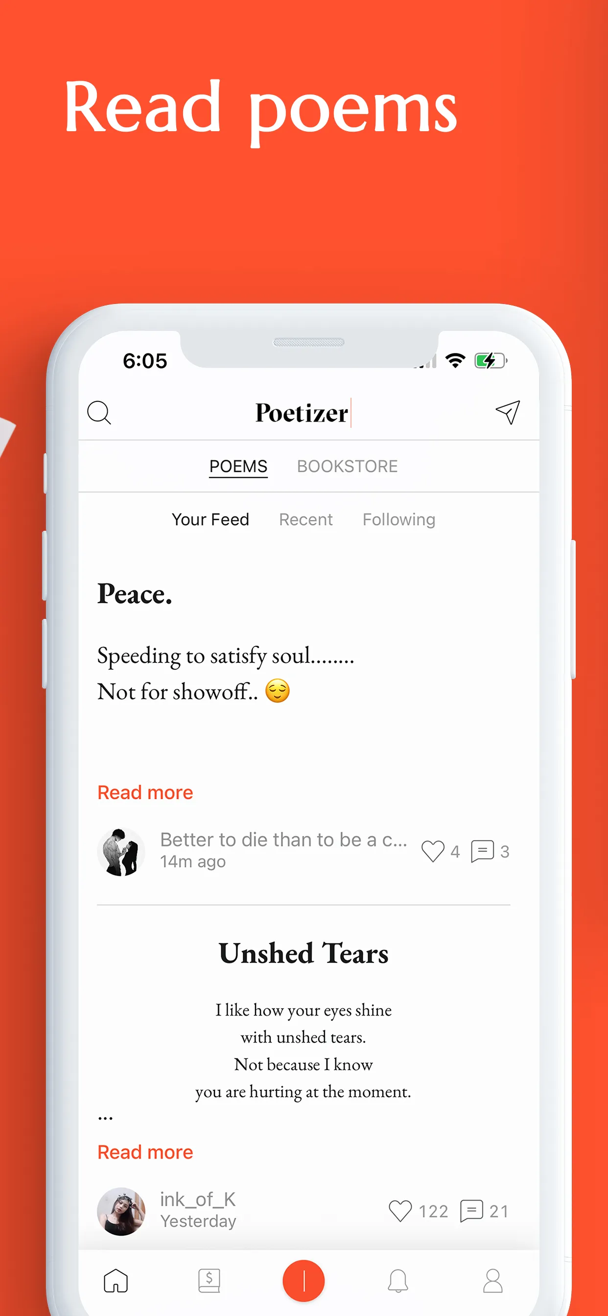 Poetizer: Read & Write Poetry | Indus Appstore | Screenshot