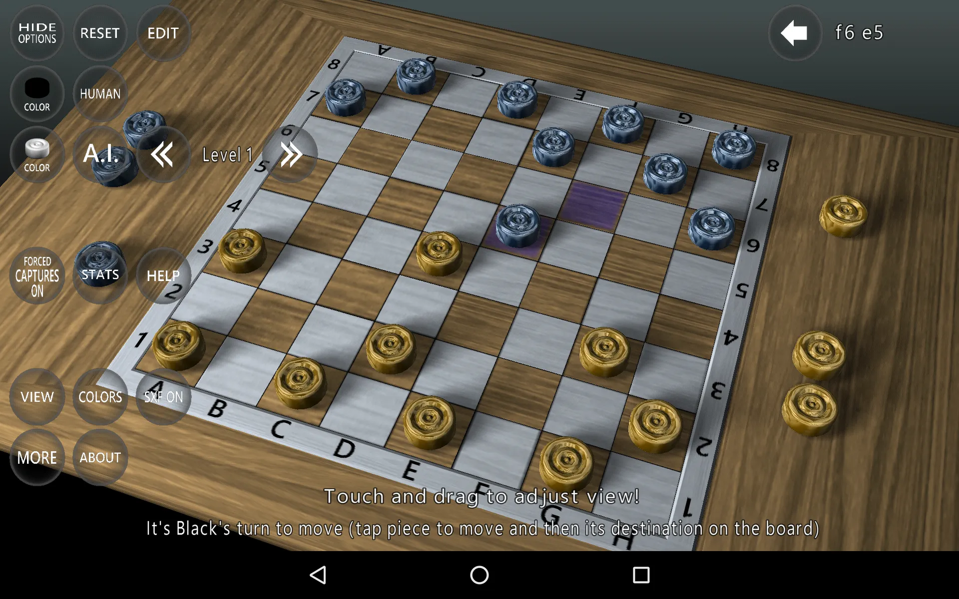 3D Checkers Game | Indus Appstore | Screenshot