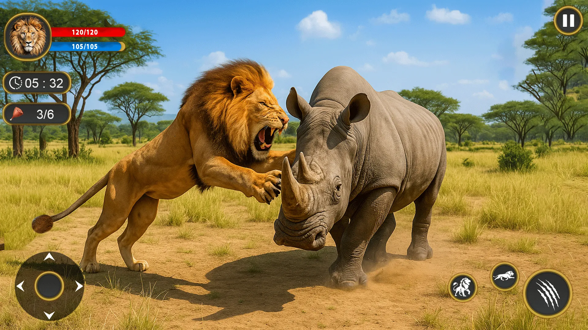 Lion King Jungle Hunting Game | Indus Appstore | Screenshot