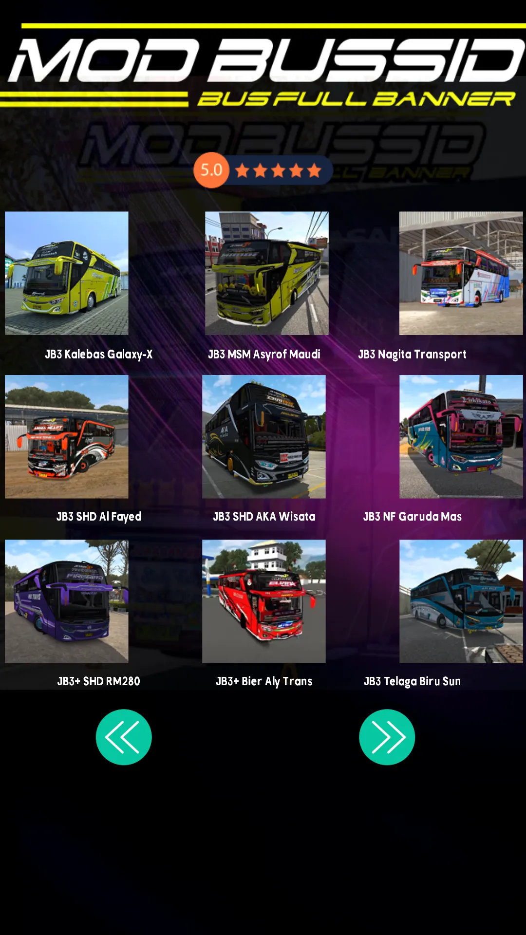 Mod Bussid Bus Full Banner | Indus Appstore | Screenshot