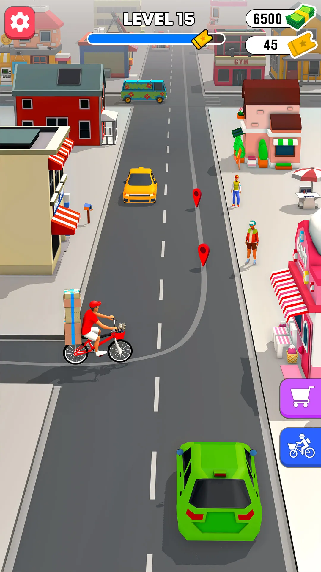 Delivery Boy Bicycle Game | Indus Appstore | Screenshot