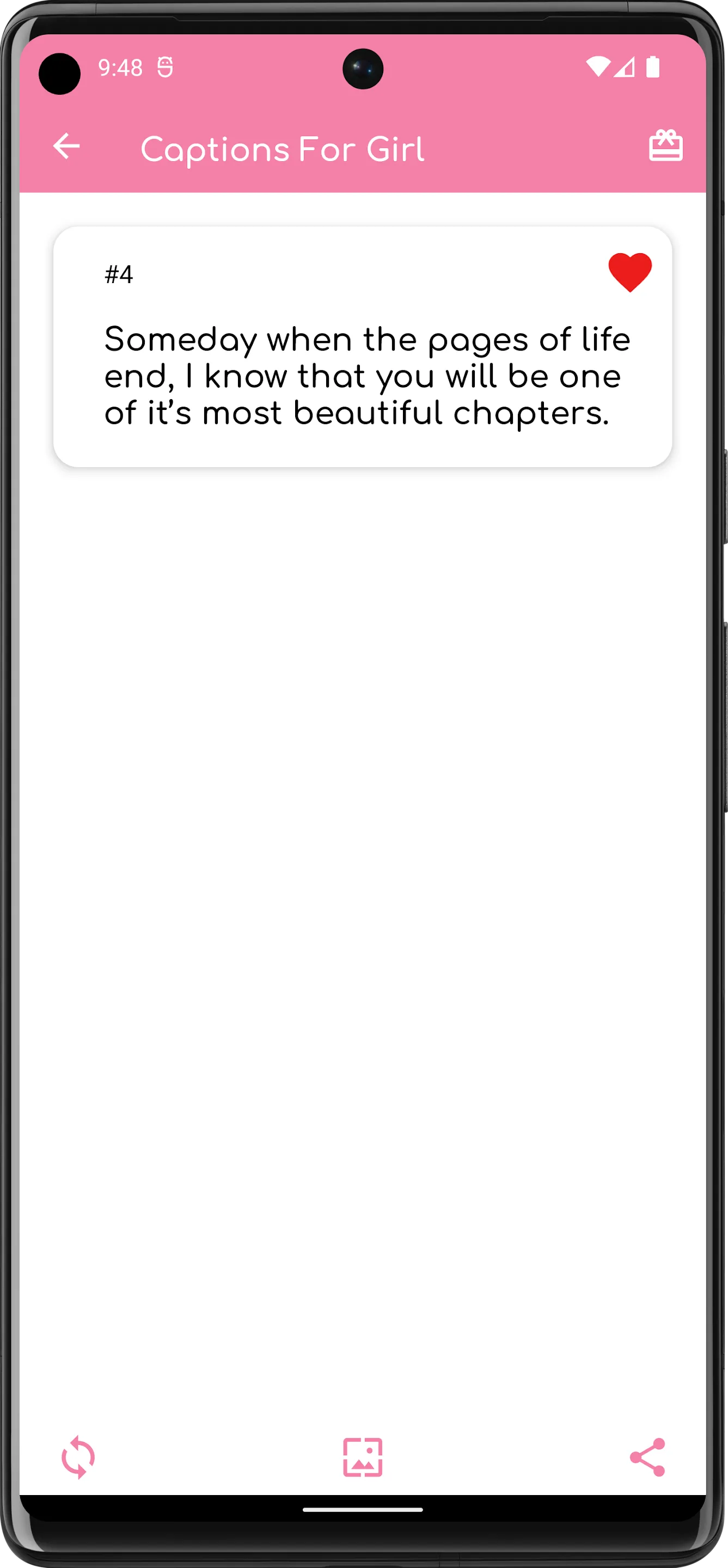 Caption and Status | Indus Appstore | Screenshot